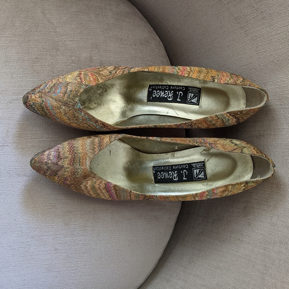 Vintage J Renée couture collection heels size 6.5N